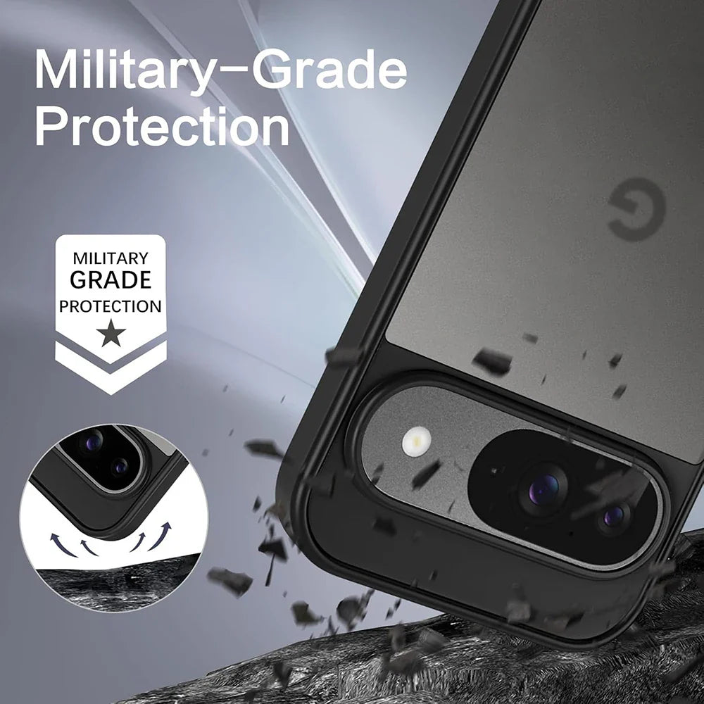Transparent Shockproof Case For Google Pixel 9a - The Pixel Store