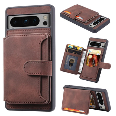 Shockproof Leather Wallet Case For Google Pixel 8 Series - The Pixel Store