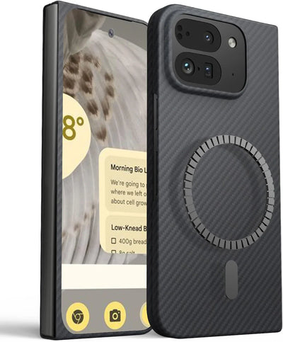 Slim Magnetic Carbon Fiber Case for Google Pixel 9 Pro Fold
