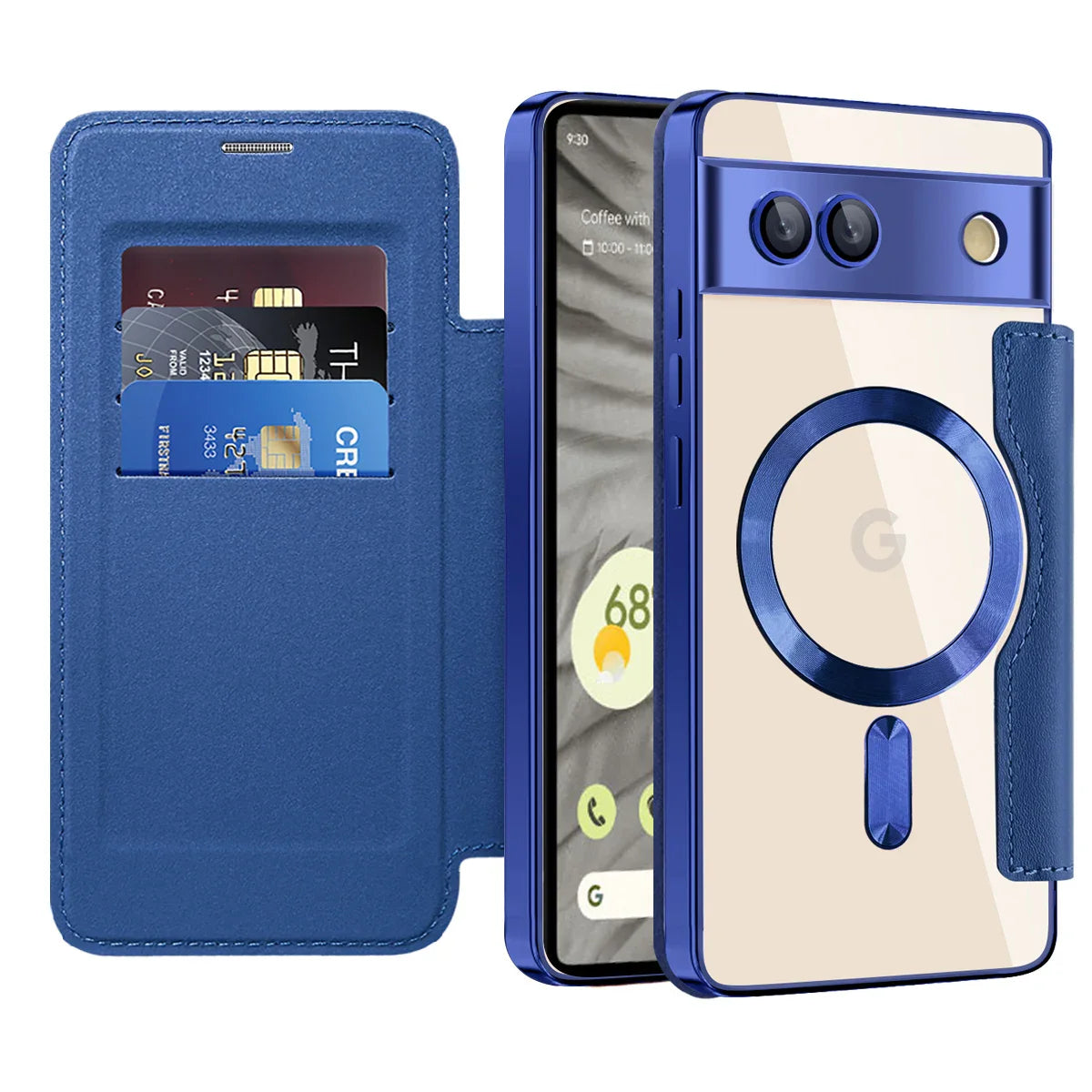 Leather Magsafe Wallet Case with Card Slot - The Pixel Store