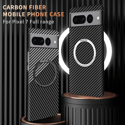 Wireless Carbon Fiber Phone Case For Google Pixel 7 - The Pixel Store