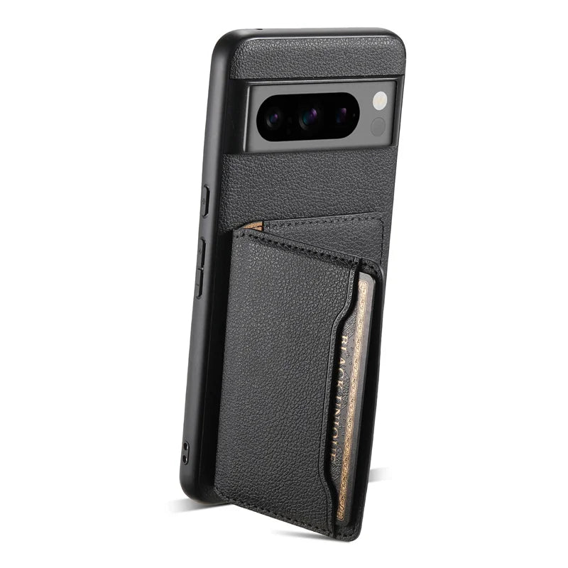 Leather Case with Card Holder For Google Pixel 8 Series - The Pixel Store