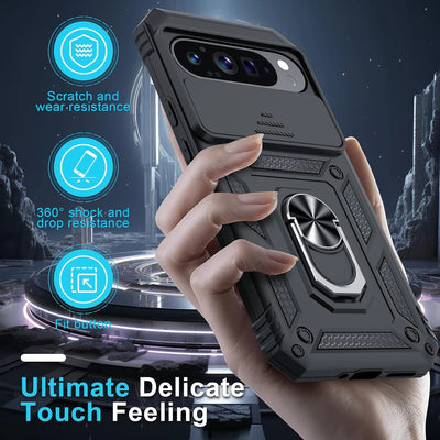 Shockproof Case with Slide Camera Protection For Google Pixel Series - The Pixel Store