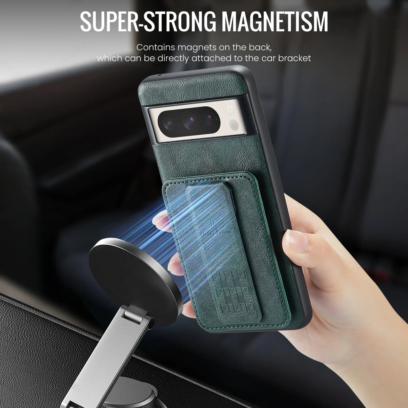 Premium Google Pixel 8A Leather Wallet Case - The Pixel Store