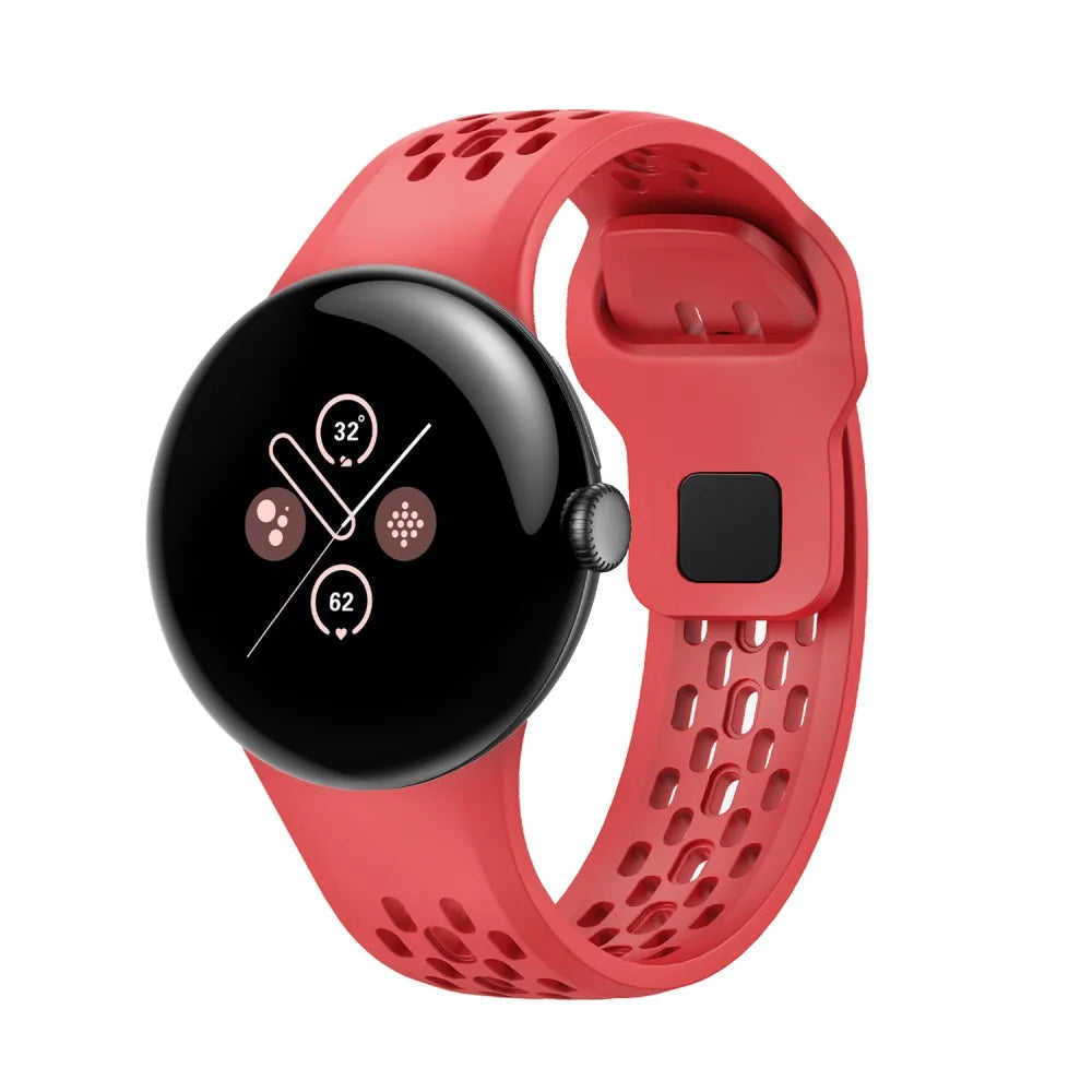 Sports Breathable Silicone Strap for Google Pixel Watch 4