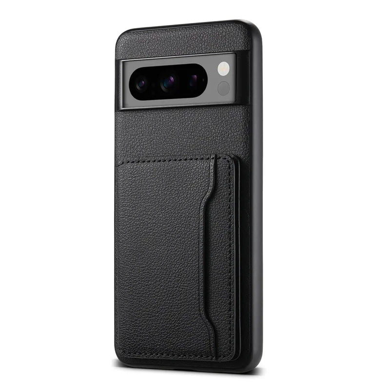 Leather Case with Card Holder For Google Pixel 8 Series - The Pixel Store