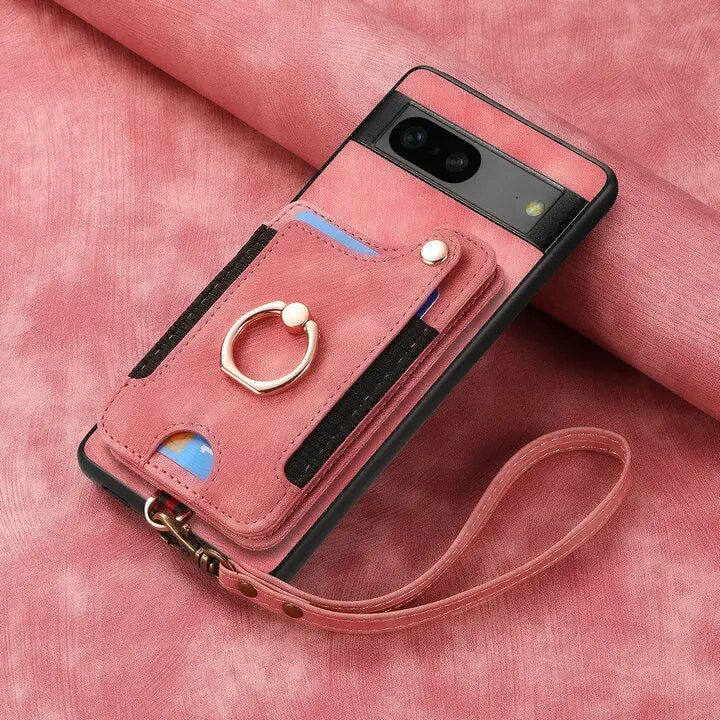 Luxury Leather Case with Stand For Google Pixel 8 Series - The Pixel Store