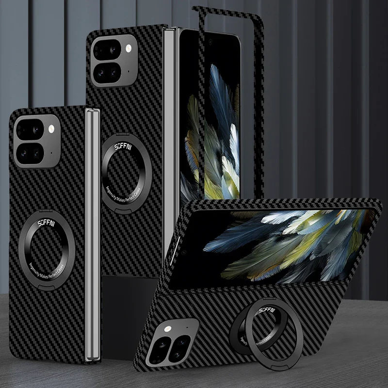 Magnetic Shockproof Case with Stand For Google Pixel 9 Pro Fold - The Pixel Store