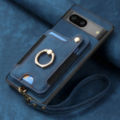 Luxury Leather Case with Stand For Google Pixel 8 Series - The Pixel Store