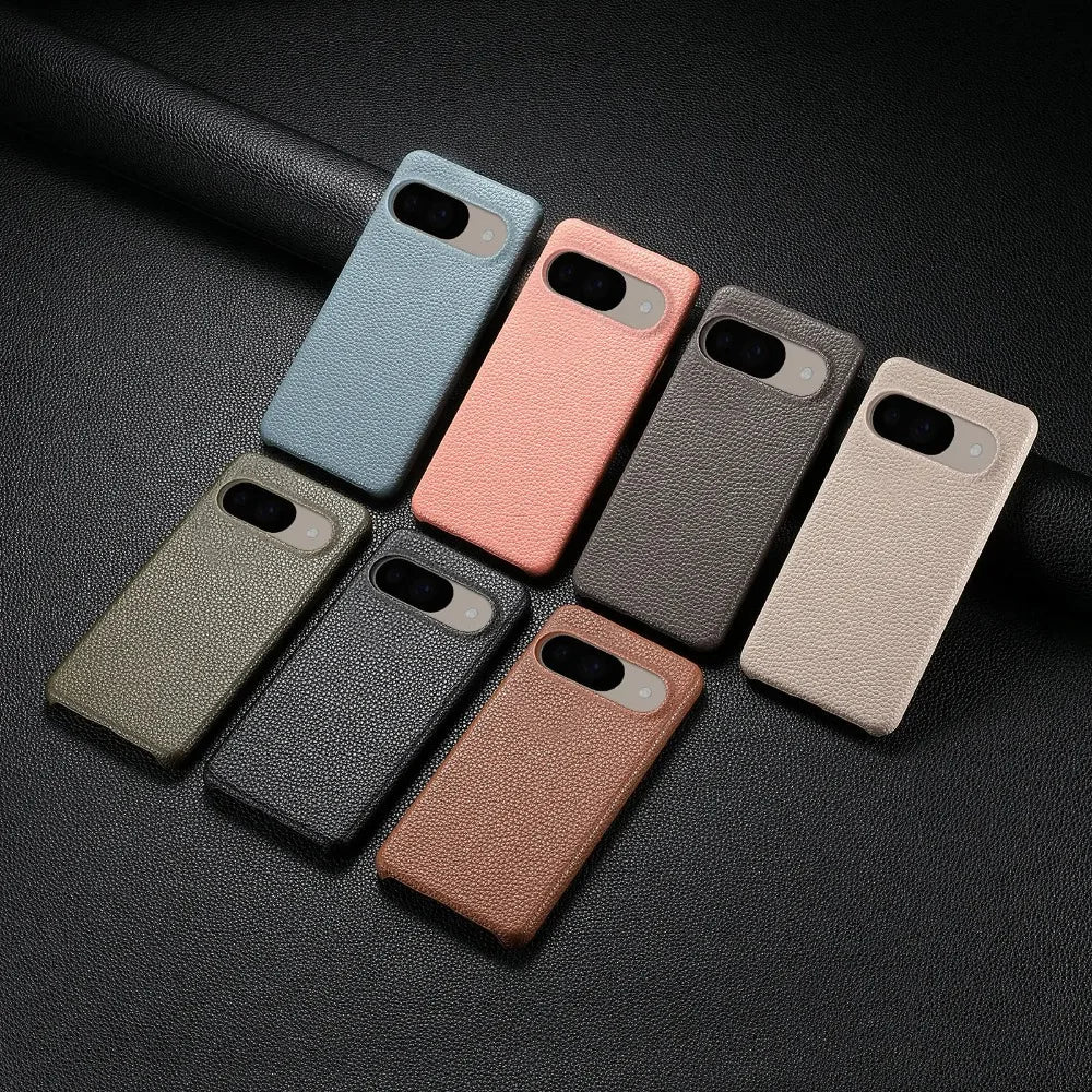 Luxury Leather Texture Protective Case for Google Pixel 10 / 9 / 8