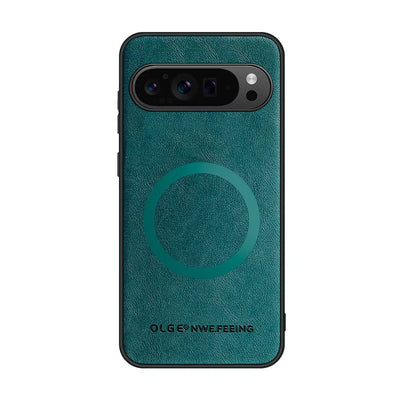 Anti-Fingerprint Leather Magnetic Case for Google Pixel 10 / 9 / 8