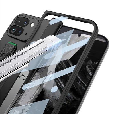 Shockproof Case with Band For Google Pixel 9 Pro Fold - The Pixel Store