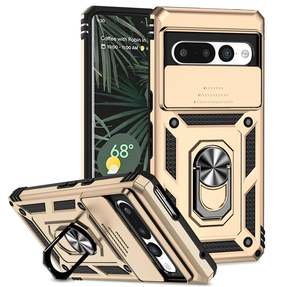 Shockproof Case with Slide Camera Protection For Google Pixel Series - The Pixel Store