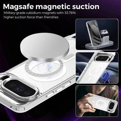 Magnetic Transparent Case for Google Pixel 10