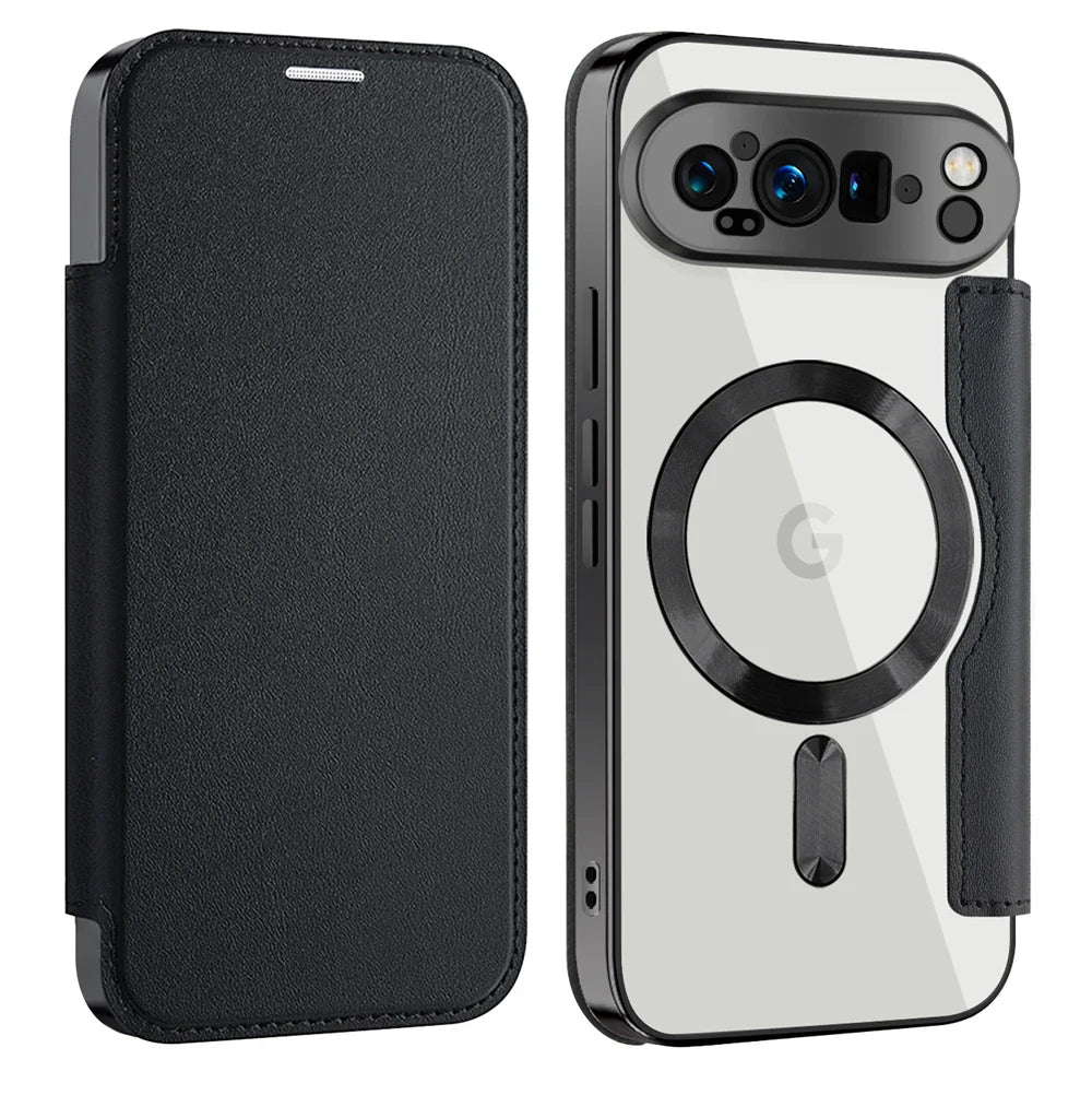 Leather Magsafe Case with Card Slot Holder For Pixel Series - The Pixel Store