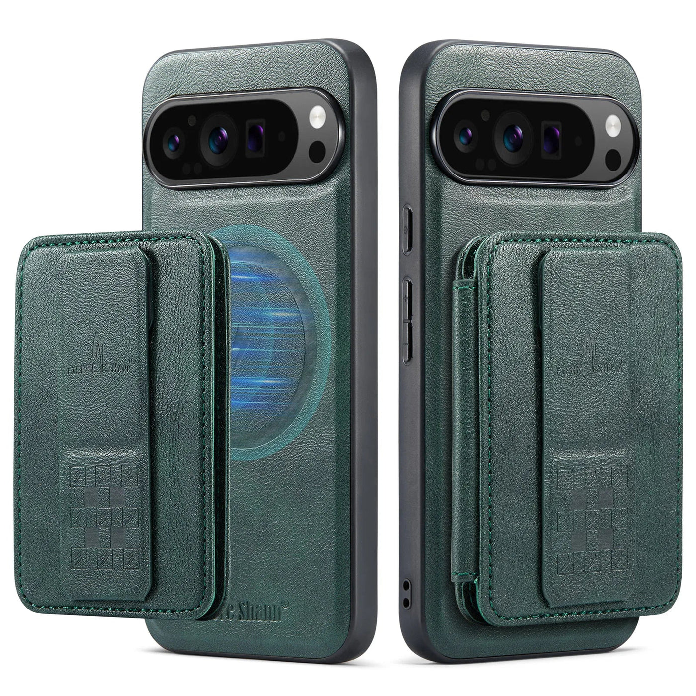 Leather Case with Detachable Magnetic Wallet For Pixel Series - The Pixel Store