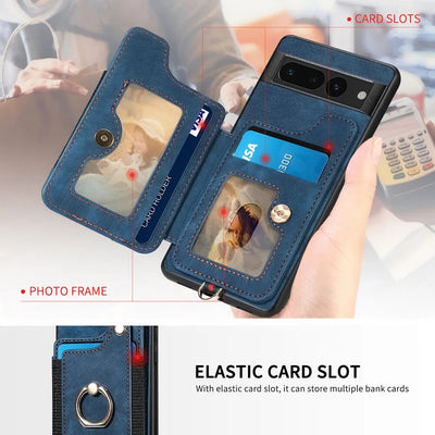 Luxury Leather Case with Stand For Google Pixel 8 Series - The Pixel Store