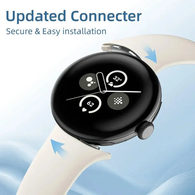 Soft Silicone Pixel Watch Band for Google Pixel Watch 4