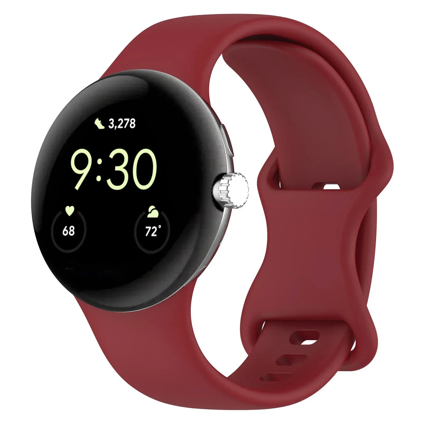 Soft Silicone Pixel Watch Band for Google Pixel Watch 4
