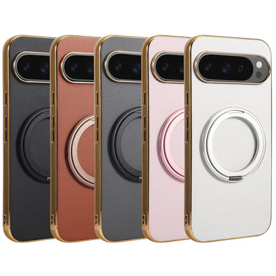 Magnetic Ring Leather Case for Google Pixel - The Pixel Store
