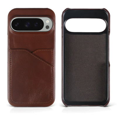 Premium Leather Card Holder Case for Google Pixel 10 / 9 / 8
