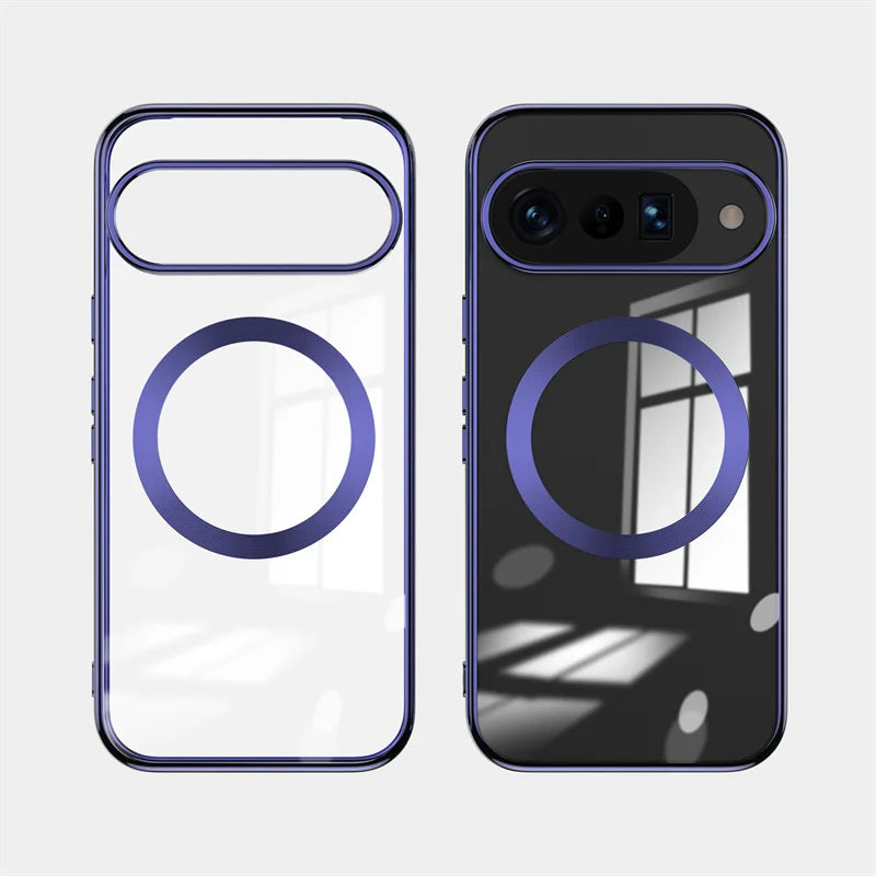 Transparent Wireless Charging Case for Google Pixel 10 / 9 / 8