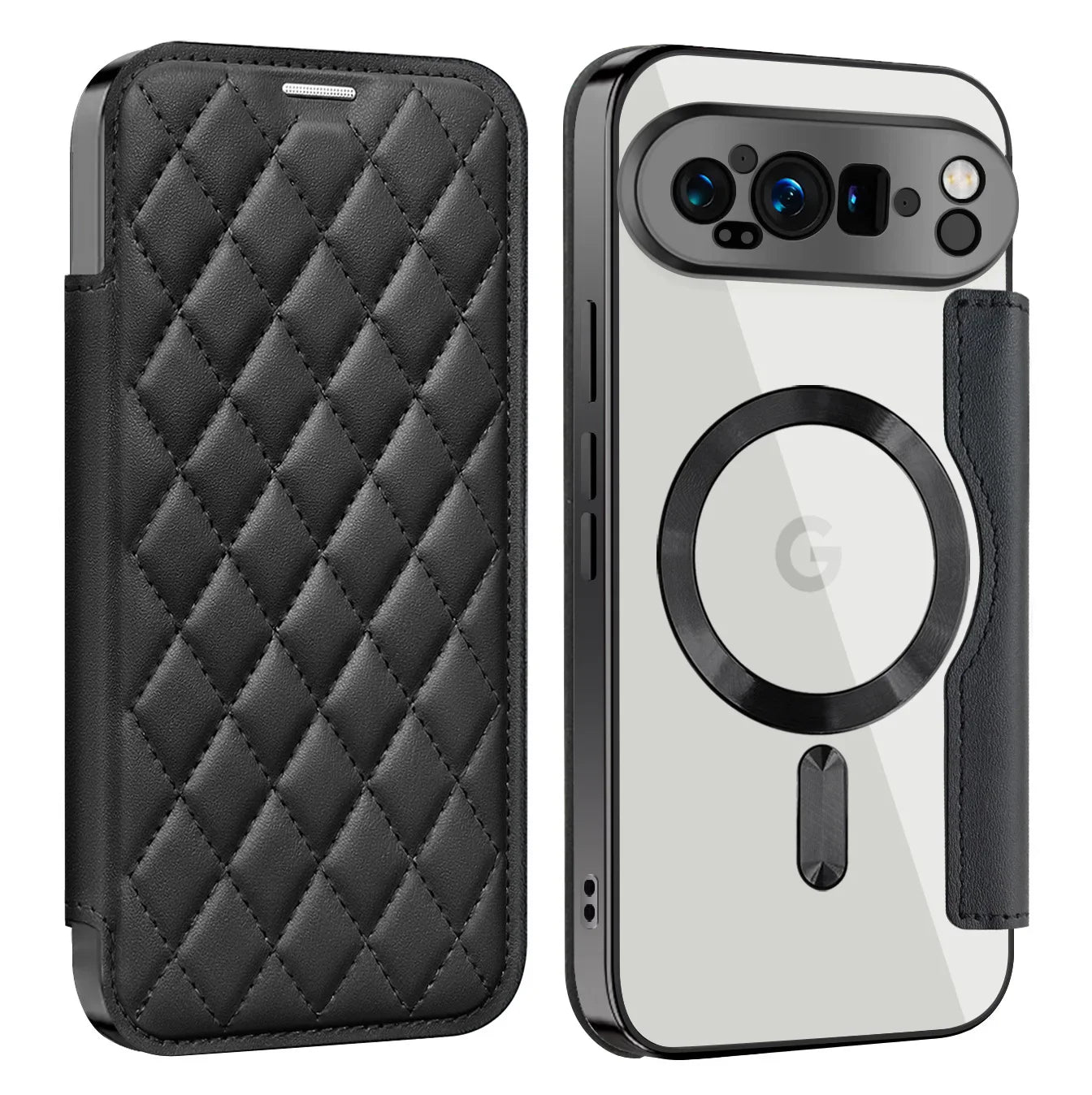 Elegant Leather Wallet Case with MagSafe for Google Pixel 10 / 9 / 8