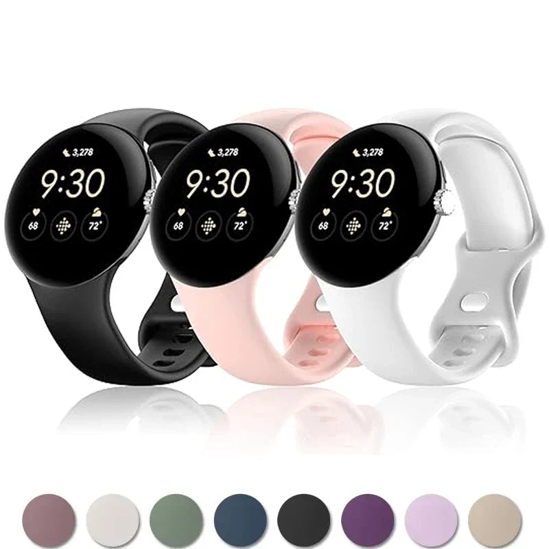 Sport Silicone Band For Google Pixel Watch Series - The Pixel Store