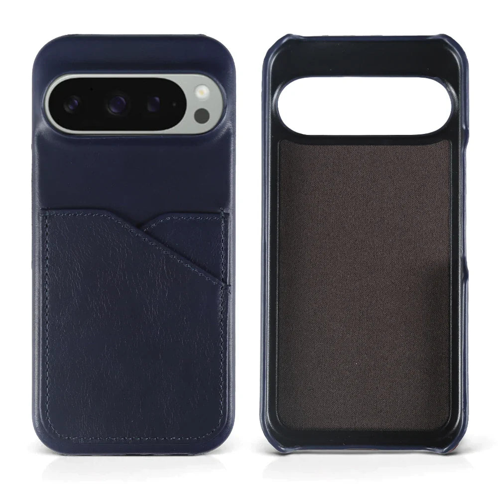 Premium Leather Card Holder Case for Google Pixel 10 / 9 / 8