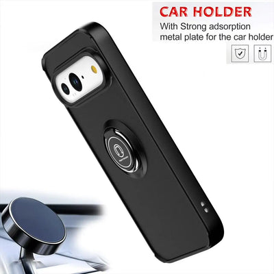 ugged Ring Case with Kickstand for Google Pixel 10 / 9 / 8 / 7