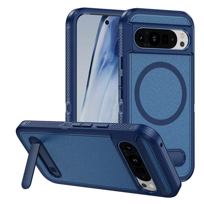 Heavy Duty Magnetic Kickstand Case for Google Pixel 10 / 9 / 8