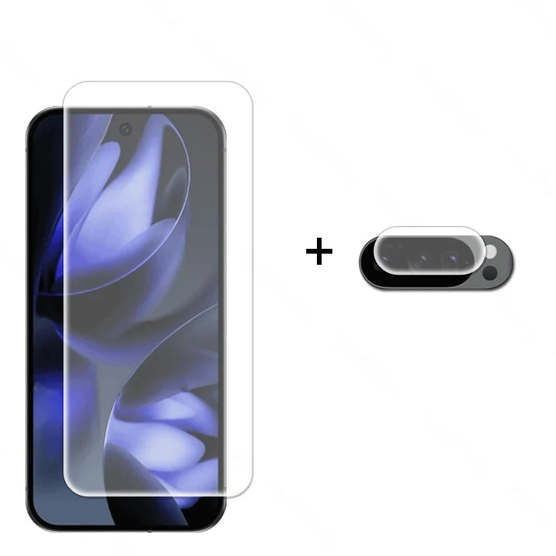 Tempered Glass Screen & Camera Lens Protector for Google Pixel 10