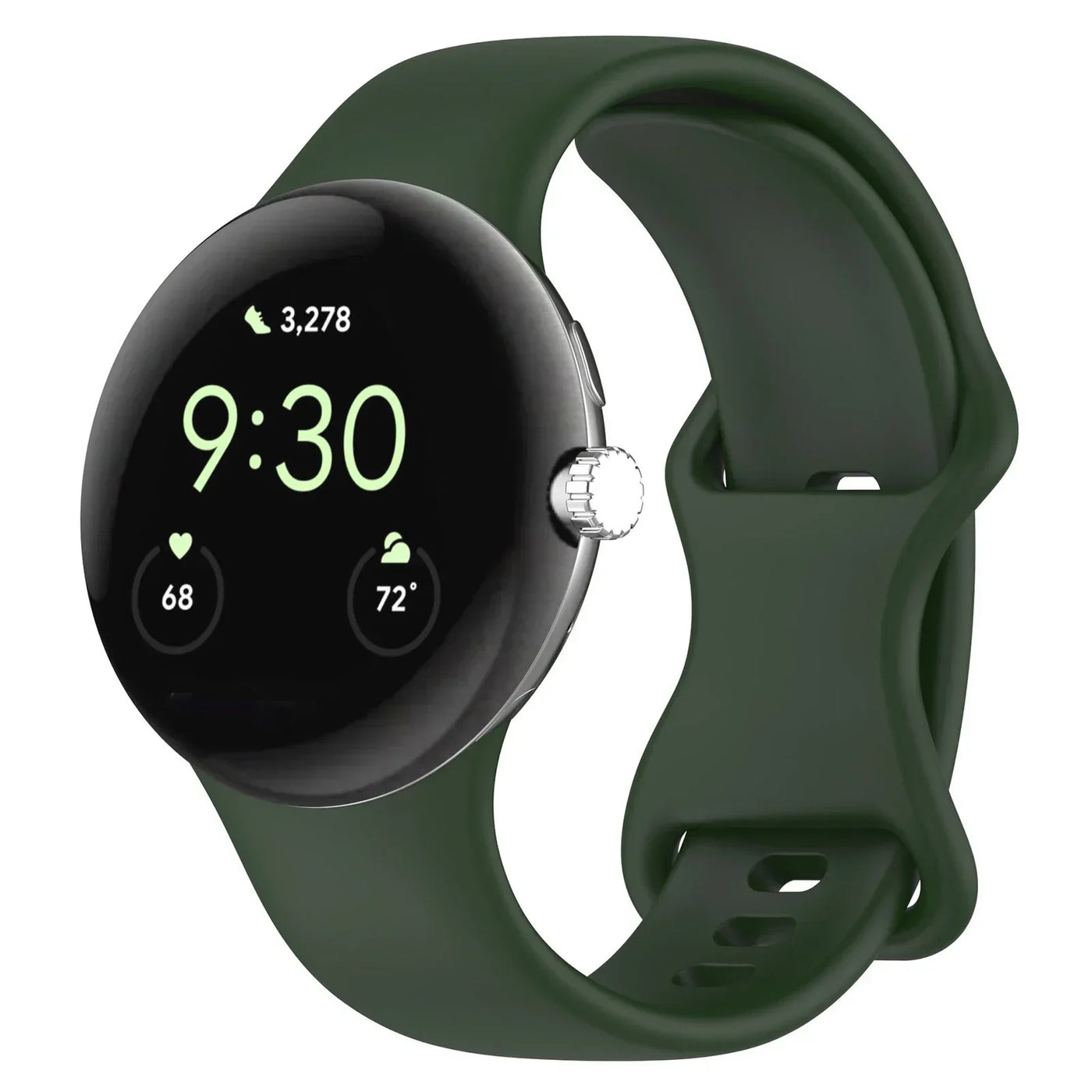 Soft Silicone Pixel Watch Band for Google Pixel Watch 4