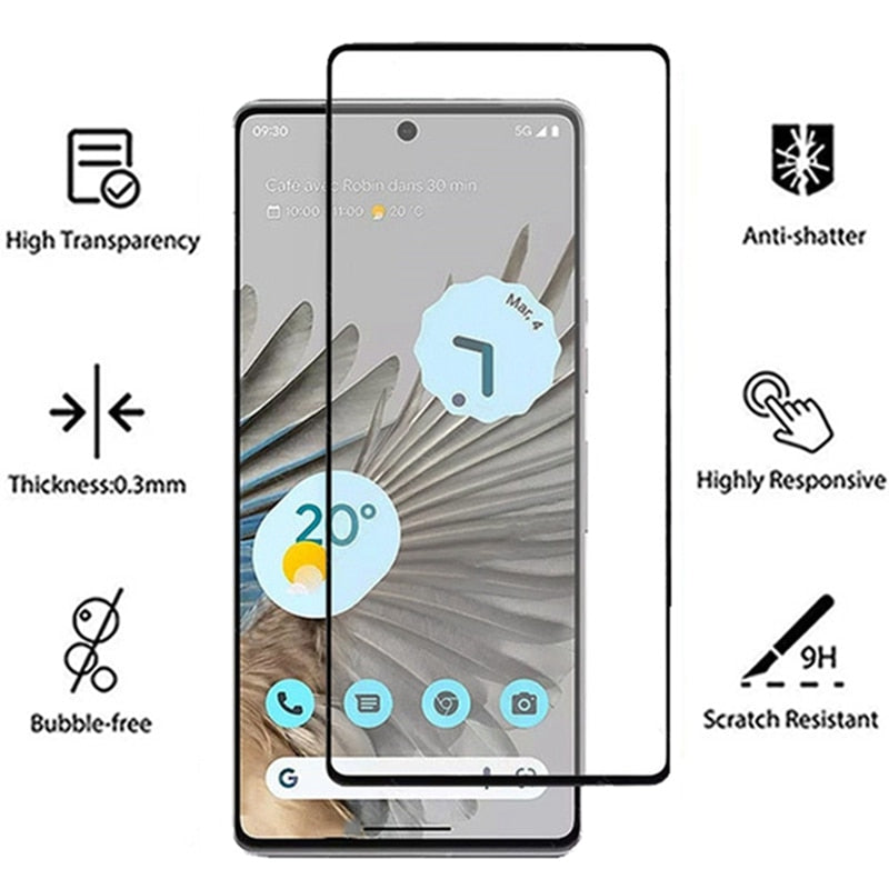 Google Pixel 7 Pro 2in1 Full Screen Protector - The Pixel Store