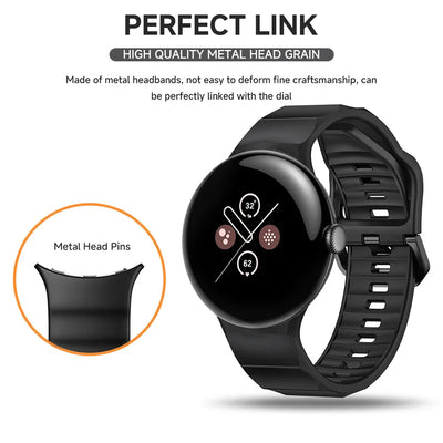 Soft Silicone Bands for Pixel Watch 3 - The Pixel Store