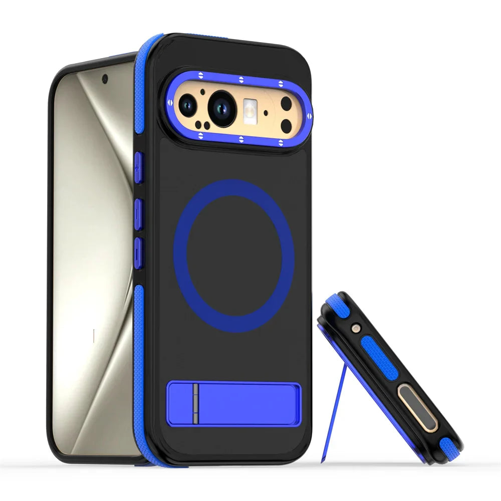 Shockproof Case with Folding Stand For Google Pixel 9 Series - The Pixel Store