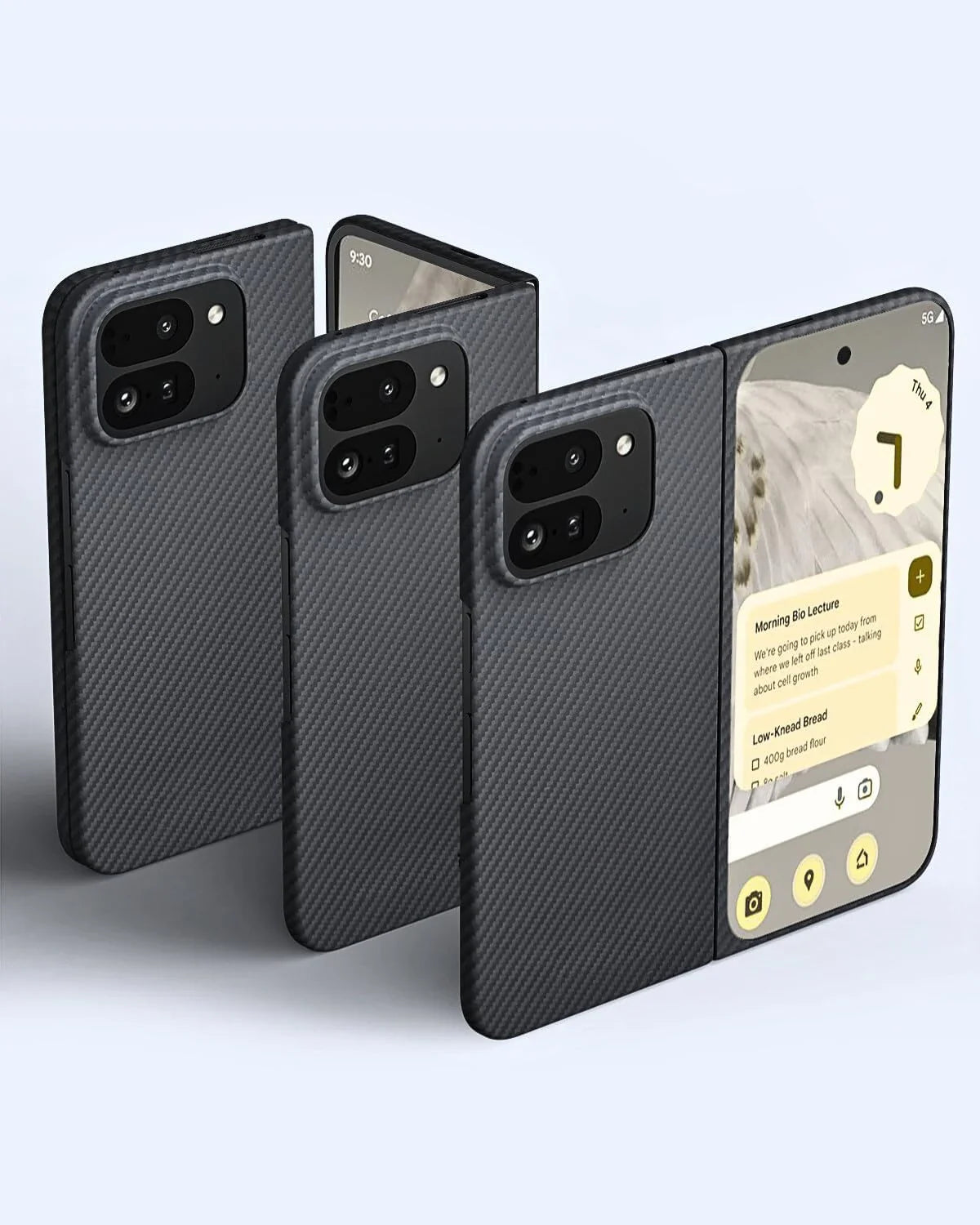 Slim Magnetic Carbon Fiber Case for Google Pixel 9 Pro Fold - The Pixel Store