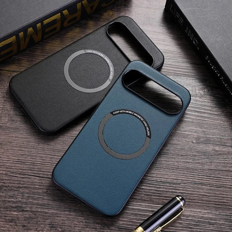 Leather Magnetic Case For Google Pixel 8 Series - The Pixel Store