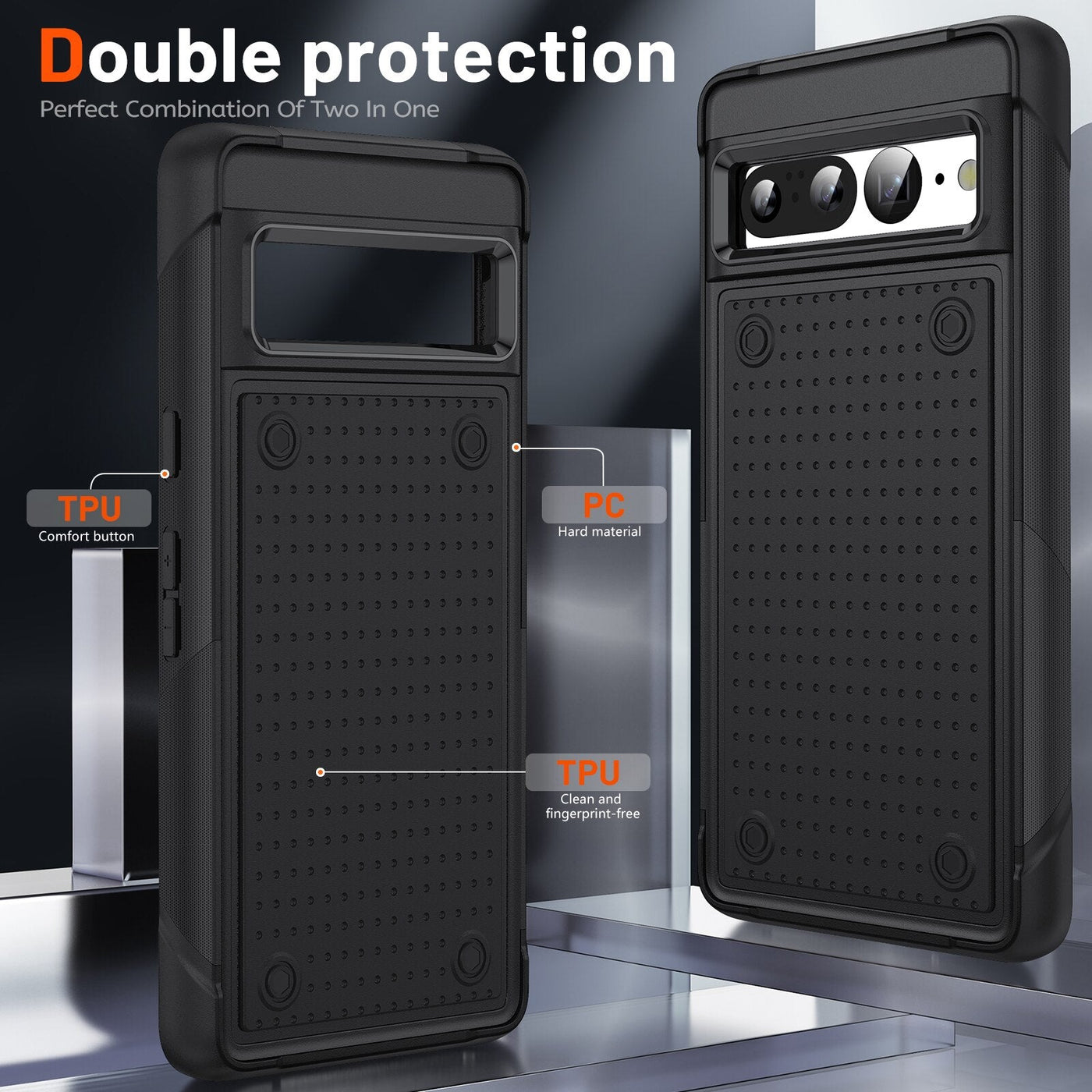 Shockproof Armor Cover For Google Pixel 7 Pro - The Pixel Store