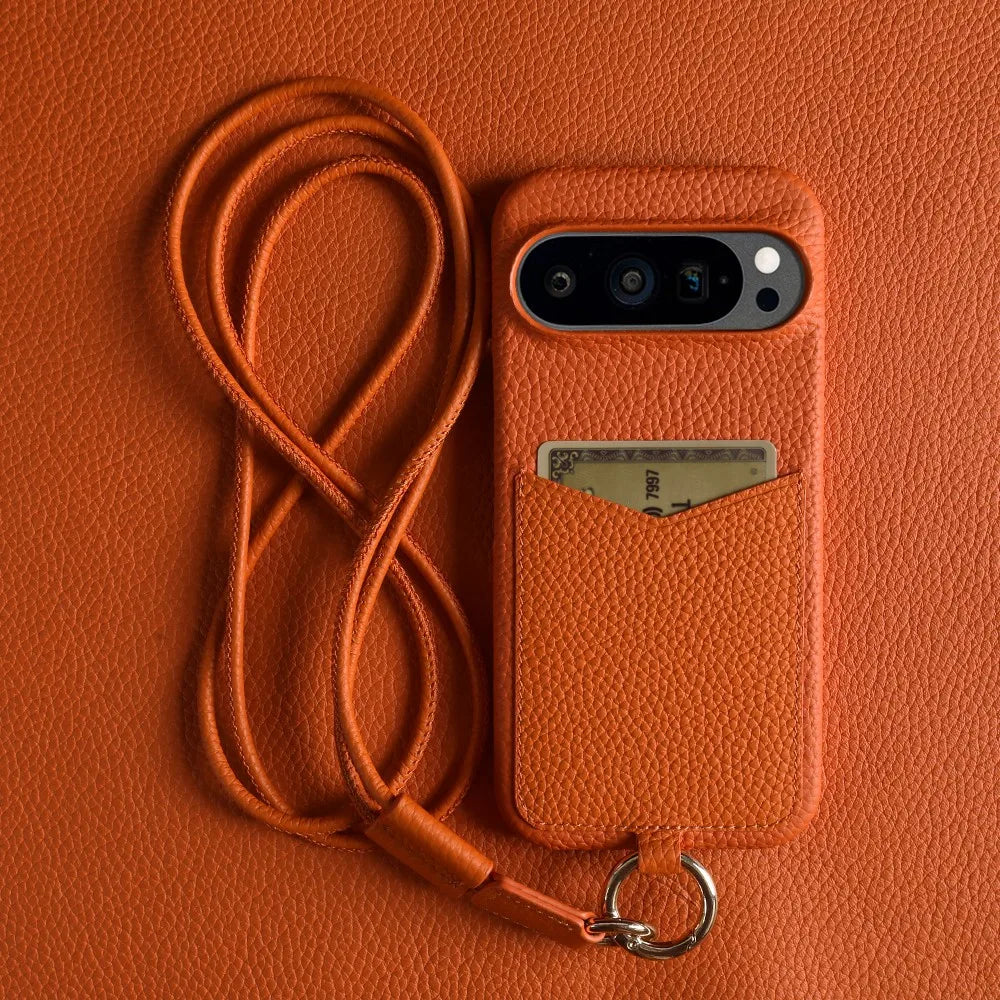 Crossbody Leather Case with Card Holder For Pixel Series - The Pixel Store