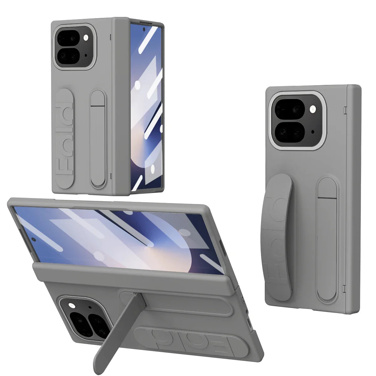 Shockproof Case with Strap & Stand For Google Pixel 9 Pro Fold - The Pixel Store