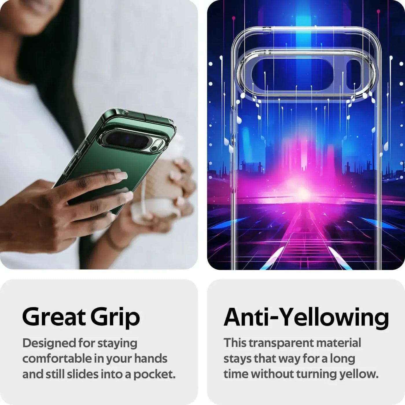 Transaprent Case For Google Pixel 9 Series - The Pixel Store