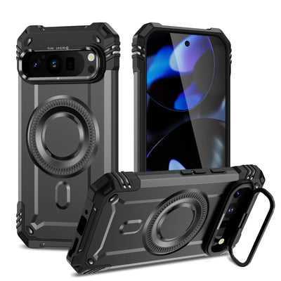 Shockproof Matte Case with Stand for Google Pixel 9