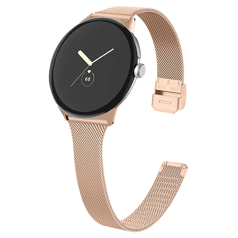 Stainless Steel Slim Band For Google Pixel Watch Series - The Pixel Store