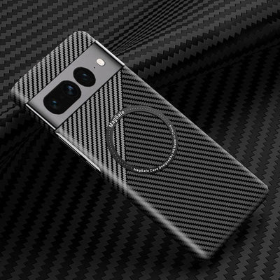 Wireless Carbon Fiber Phone Case For Google Pixel 7 - The Pixel Store