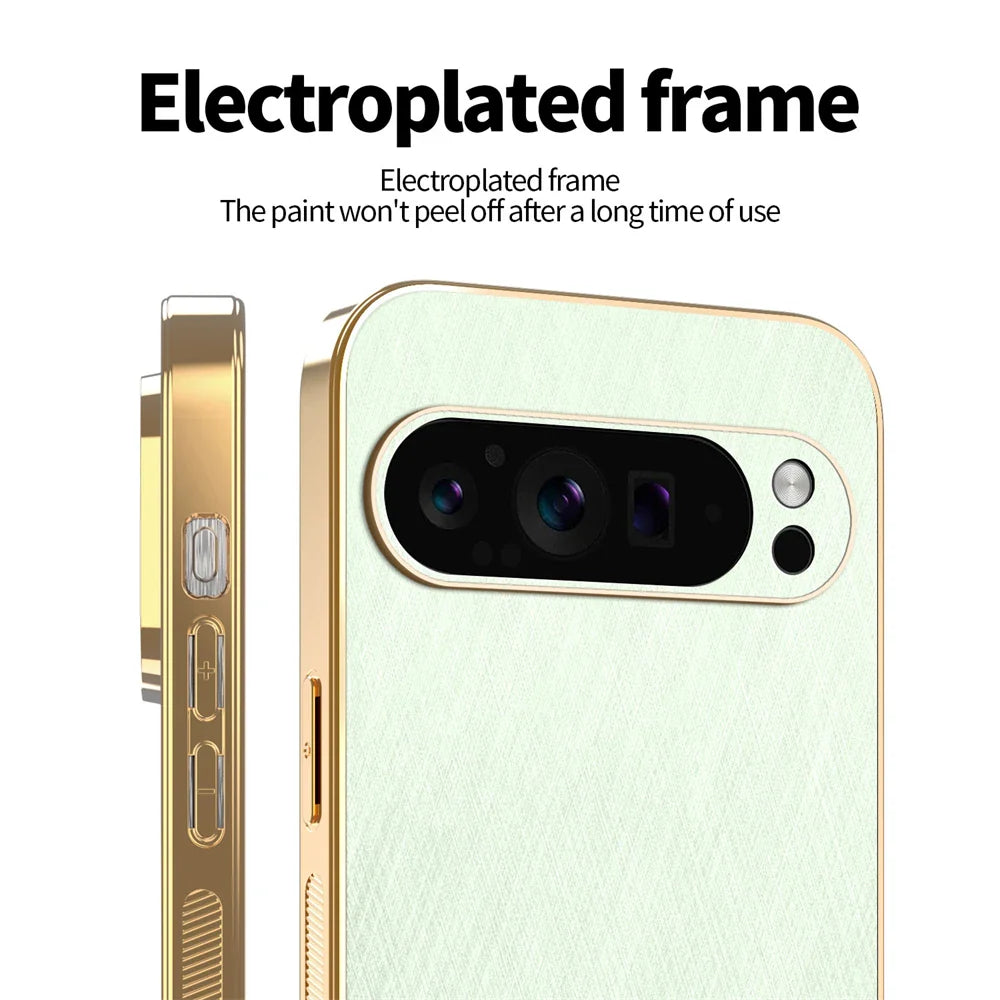 Luxury Golden Electroplated Case for Google Pixel 10 / 9 / 8