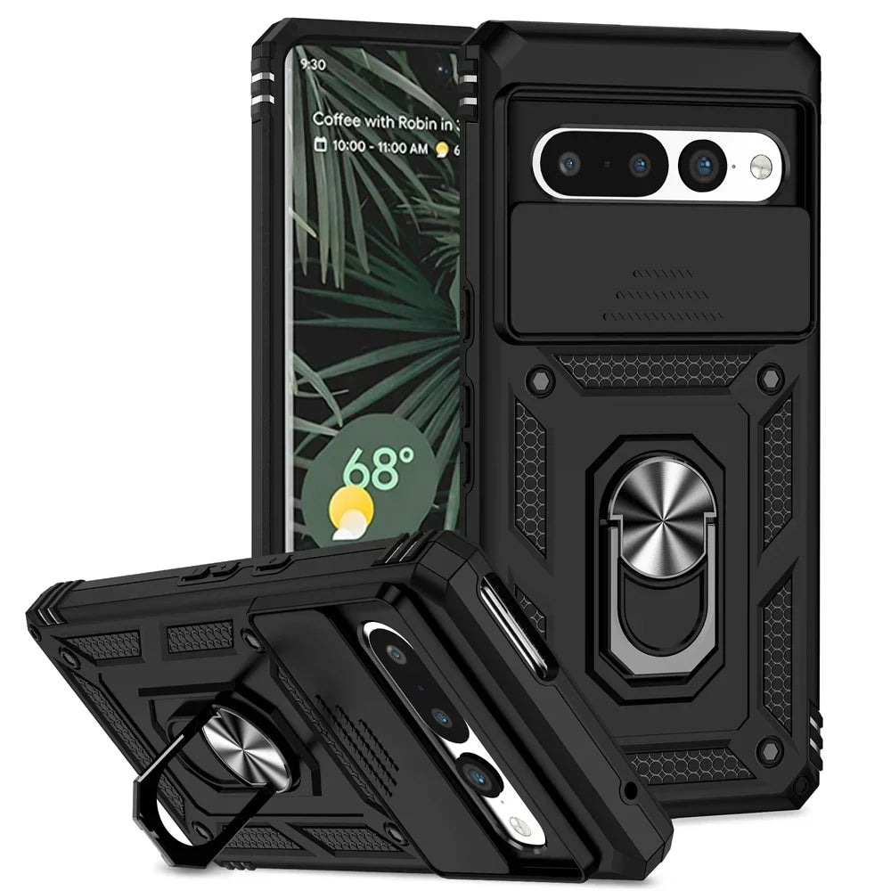 Shockproof Case with Slide Camera Protection For Google Pixel Series - The Pixel Store