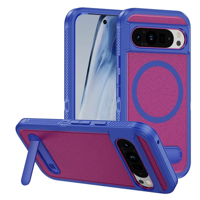 Heavy Duty Magnetic Kickstand Case for Google Pixel 10 / 9 / 8