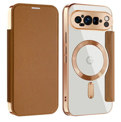 Leather Magsafe Case with Card Slot Holder For Pixel Series - The Pixel Store