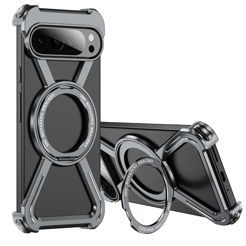 Metal Ring Kickstand Case for Google Pixel 9 / 8